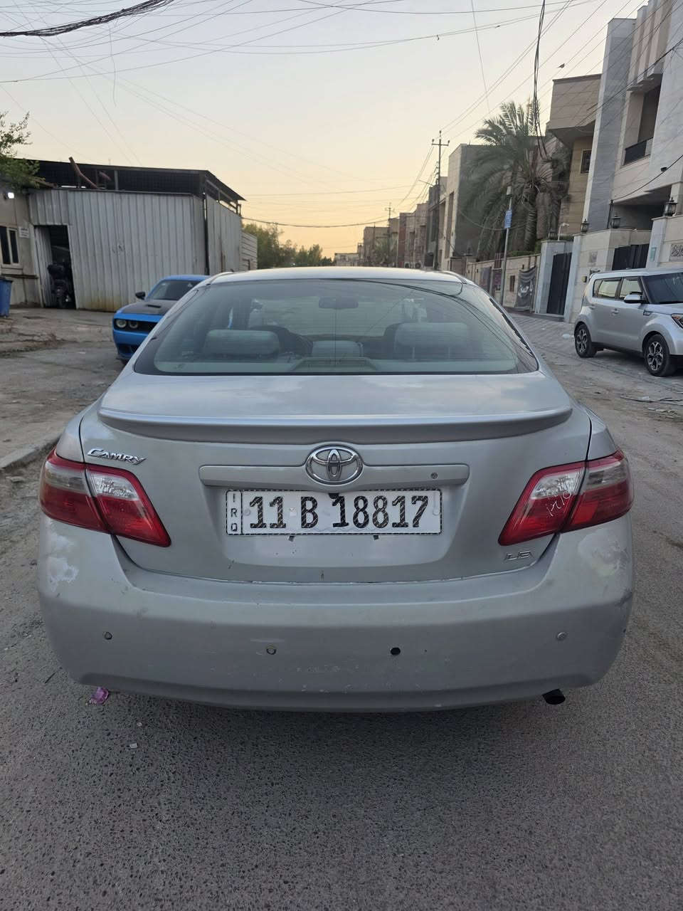 كامري 2007 وارد امريكي حادثه جاملغ خلفي والصندوك بدون دواخل وبيه ٣ قطع فقط صبغ بدون حادث شرط صفاح موس  محرك ٢٤٠٠ كير ومحرك نظيف صدر امامي خلفي جديد توني شاده تخم تاير كوري اصلي جديد  تبريد شرط ثلج شاشه كاميرا تحكمات كشن السابق كهرباء سياره جاهزه من كلشي مكاني بغداد السعر 88 ورقه للاتصال ***********
او للمراوس حسب القناعه
