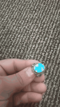 ألسلام عليكم فيروزي) صياغه حلوه السعر ٤٠ الف) هاذا رقمي) ***********
