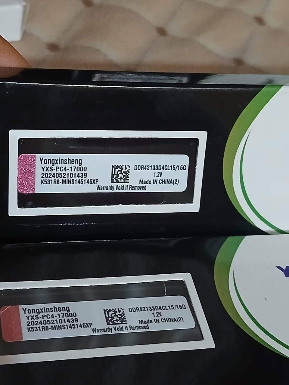 السلام عليكم رامات PC حاسبه DDR4 حجم القطعه 16GB سرعه 2133 بهل شكل هذه جديد غير مستخدم سعر القطعه 50 الف متواجد خاص  توصيل موجود بغداد وجميع المحافظات


**إذا كنت صاحب هذا الإعلان وتريد حذفه لأي سبب، رجاءا أرسل رسالة إلى الدعم الفني**