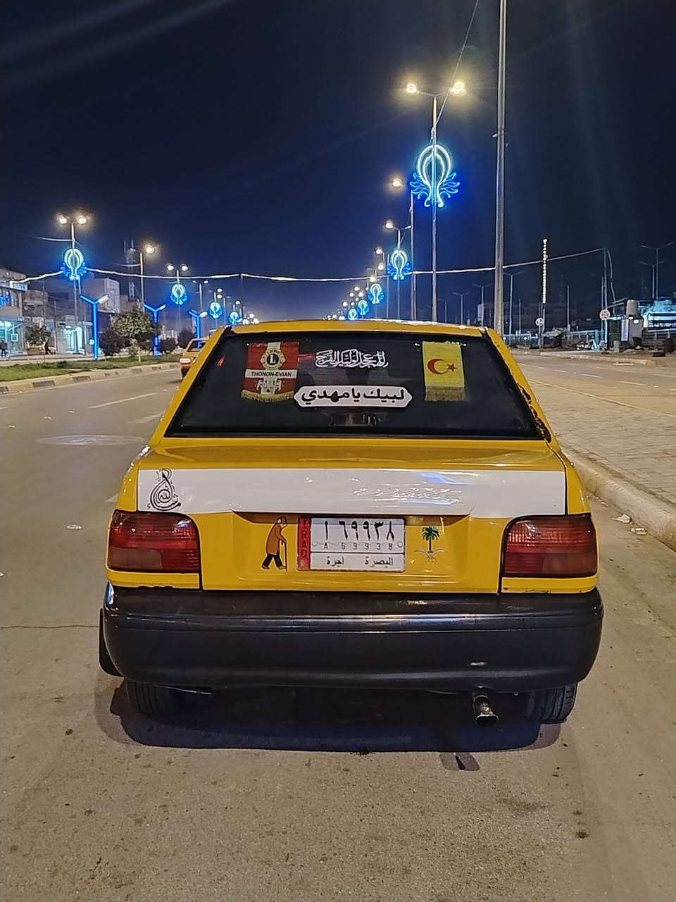 السلام عليكم
سياره سايبه للبيع مديل 2018 
رقم بصره بسمي تحويل ثاني يوم باقي بس استلام لواحات
السياره بيها خياسات اكو بيهن معمرات و اكو باقيات
كير ماابي كلشي حلو المكينه سوده وكايمه بس تبخير
حداديه زينه التبريد شغال الشواصي حلوات 
السعر35 وبيها مجال واذا مراوس هم اراوس 
العنوان كربلاء حي العسكري قرب سيد محمد الموسوي
الرقم ***********
