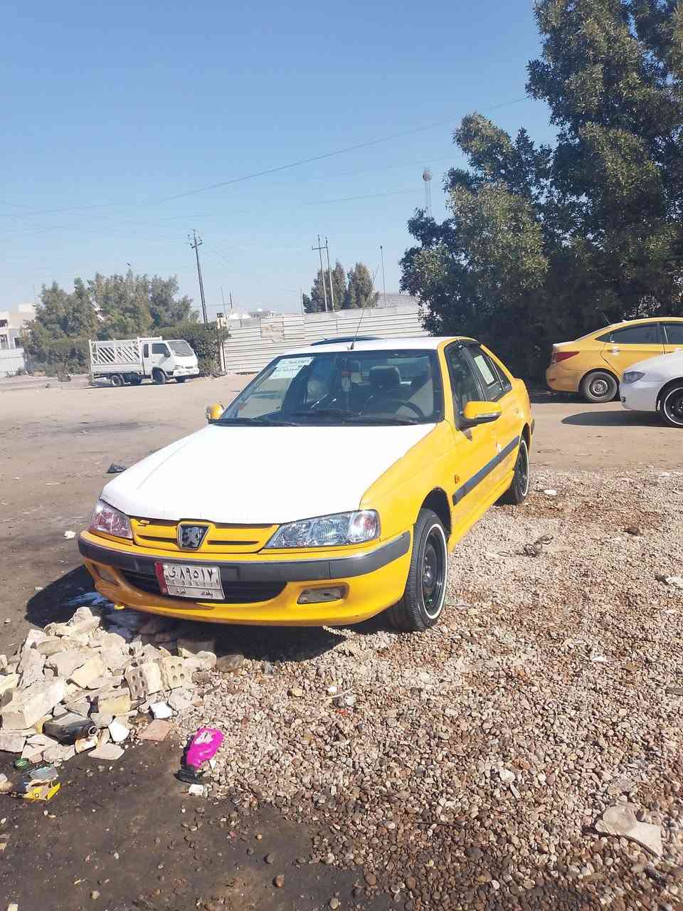 سلام عليكم بيجو بارص مديل 13محرك وكير وصدر خير من الله مكفولات تبريد تخم تأير جديد باتري جديد وشمه مصفره هيه وغرامات سعر 36وبيهه رقمي ***********
