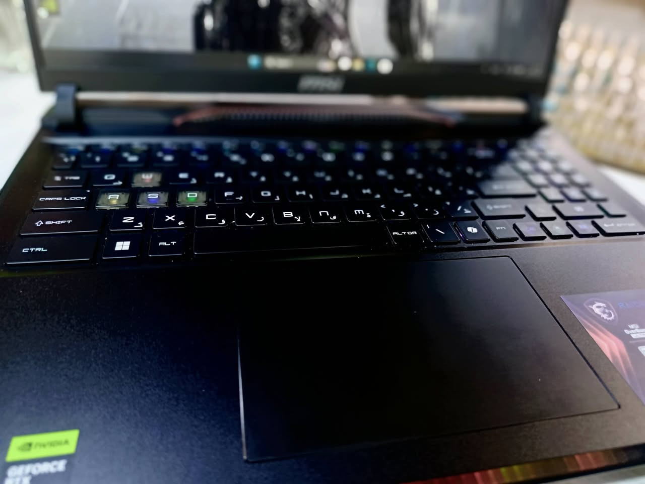 MSI RAEDAR
المواصفات
Cor i9 
الجيل  HX14900
الرام 32 ddr5
الهارد T1 mvme samsnog
حجم الشاشة 15.6 انج 
كارت الشاشه RTX 4070 8G
نظافة الجهاز عالية جداً جداً ومستخدم شهر فقط 
🎁 الملحقات 
كارتون الجهاز + شاحن أصلي  
يتوفر توصيل لجميع محافظات العراق 
للتواصل على الخاص او على الواتساب
***********
***********
