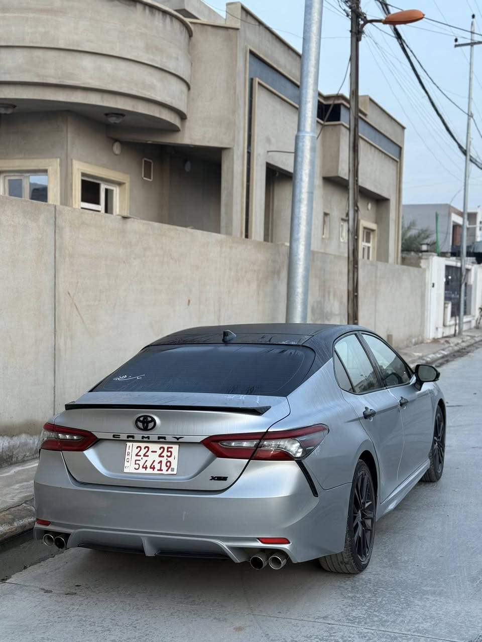 للبيع كامري 23 XSE وارد أمريكي
داخل جلد اسود بلادي 

ماشية 59كيلو

وارد أمريكي

الضرار قبغ صندوق مبدل اصلي فقط 

السيارة جاهزة وما بيها نقطه صبغ 
✨ السيار فول مكاني الموصل 

التفاصيل اكثر على رقم  

0789 126 6804
