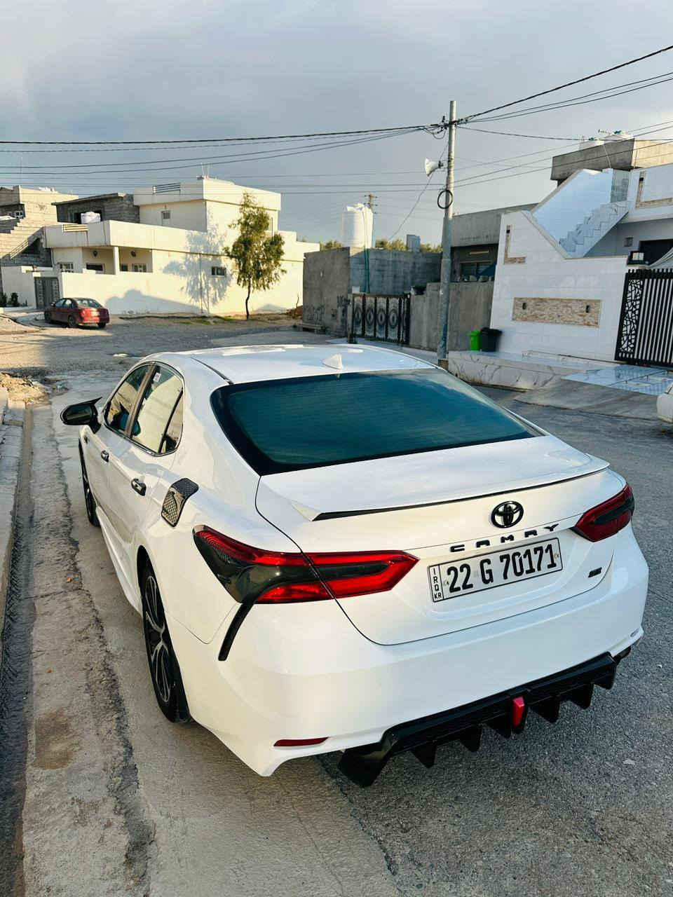 تويوتا كامري موديل 2020 SE دوو بن دةركةي لاي سكني سبوغ بئ داخل دوو جي ساردةكوتي هةية سةقفي قوبي هةية بيش و باش كةبس بةرد رادار كير مةكينة بةشةرت شوين قةزاي خةبات *********** أربيل, العراق
