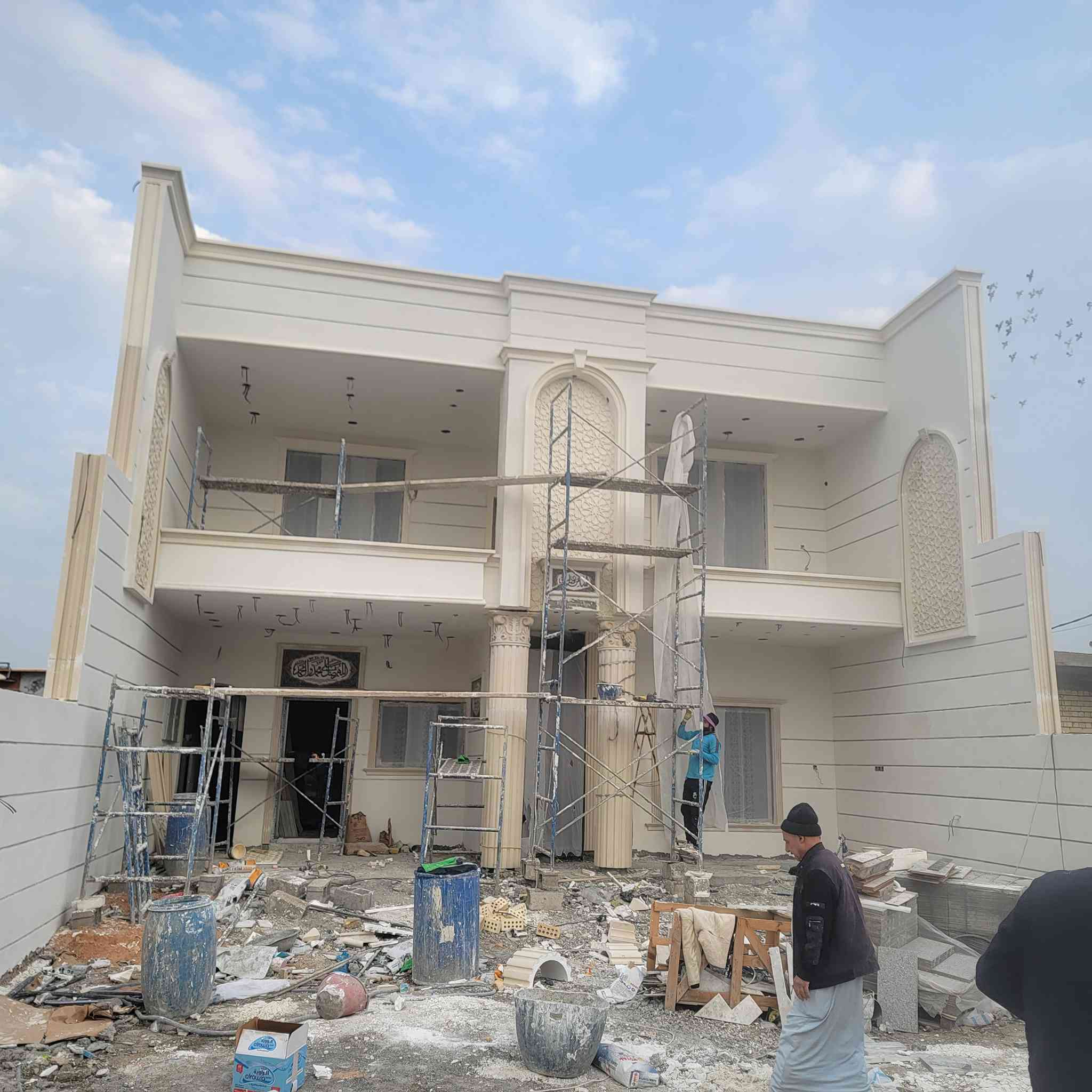 سلام عليكم عمل واجهات تطعيم 
لبخ داخل وخارج ***********
