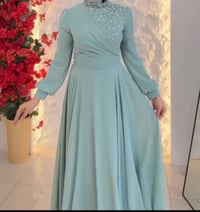 فستان الأميرة • شيفون مبطن • مقاسات ٣٨-٤٨