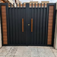 حدادة الهيثم • تركيب باب حوش • ناحية الشورة