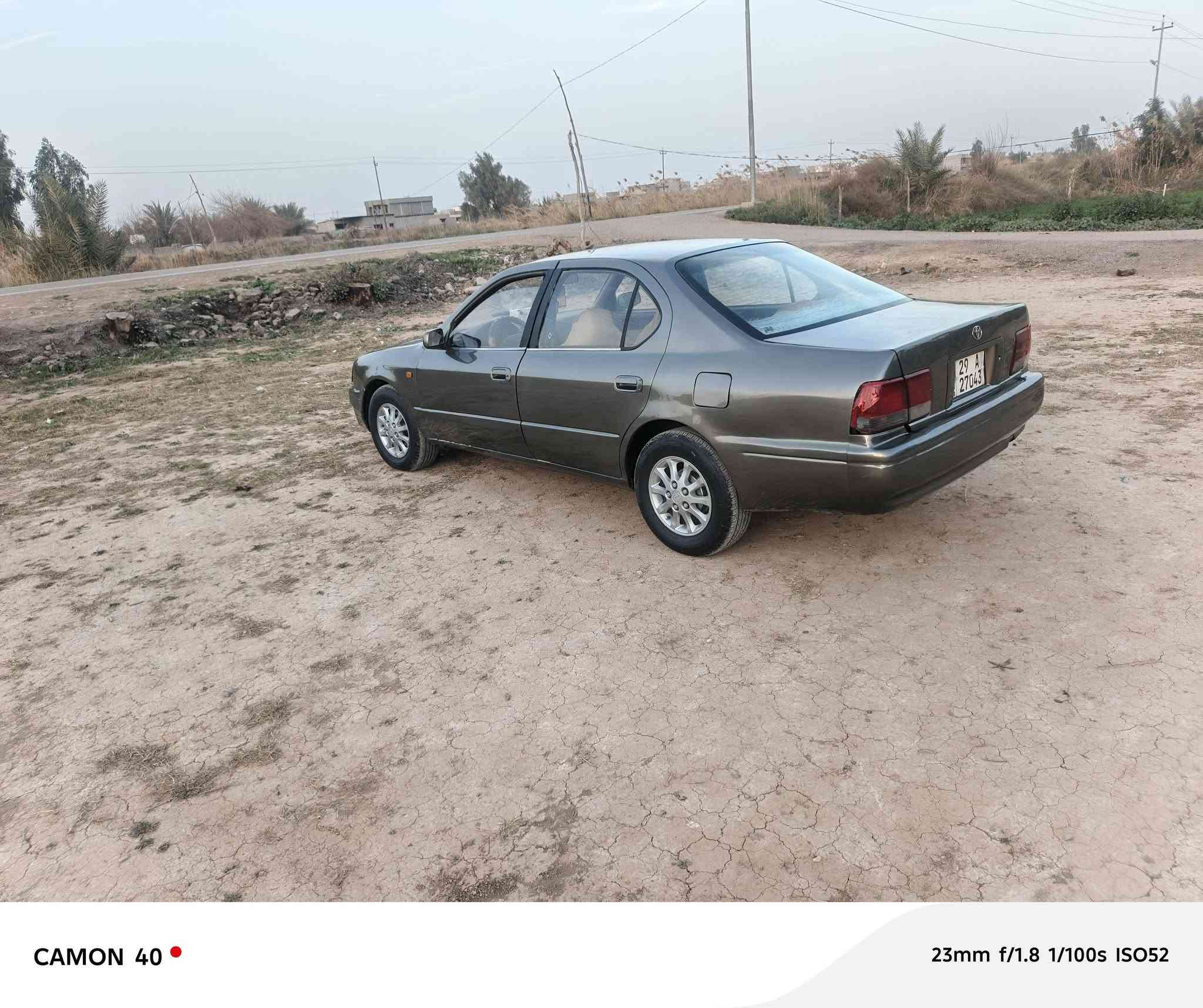 السلام عليكم كامري 1994 رقم واسط رقم انكليزي تحويل باي مكان سيارة جاهزة ثاني يوم تحويل
كهربائيات كلهة شغالة مسجل سماعات
تخم تاير جديد 
كير تمام محرك خيط بخار قليل
السيارة بلادية بدون أي قطع تبديل
صبغ عام للجمالية 
مكاني ديالى بعقوبة المفرك
السعر 52 وبيهة مجال للشراي
***********
