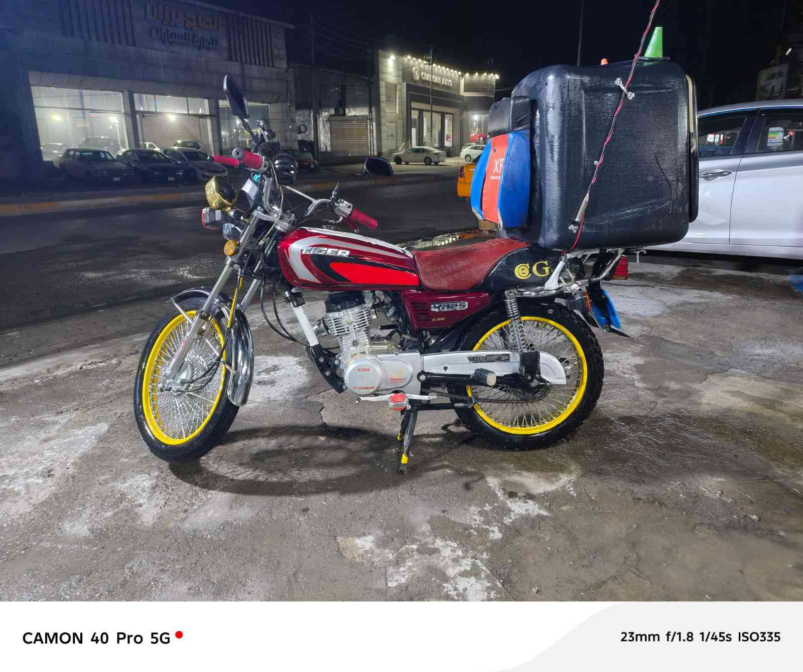 سلام عليكم تايكر 2021 محرك شرط مامفتوح الدراجه كلها بشرط اربعه كير ب450 وببهه مجال قليل مكان كركوك ***********
