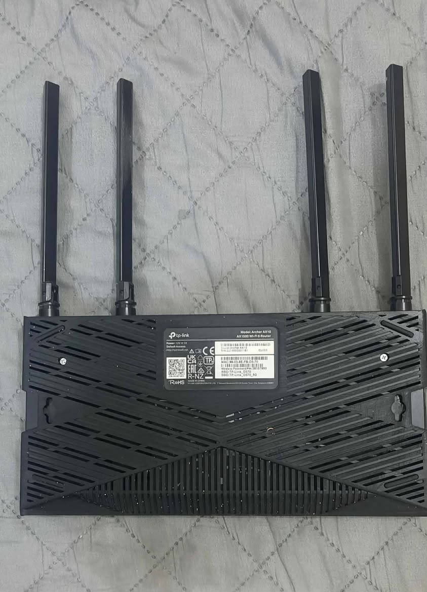 السلام عليكم
راوتر tp-link AX1500 
مستخدم قليل 
للبيع السعر 45
بغداد


**إذا كنت صاحب هذا الإعلان وتريد حذفه لأي سبب، رجاءا أرسل رسالة إلى الدعم الفني**