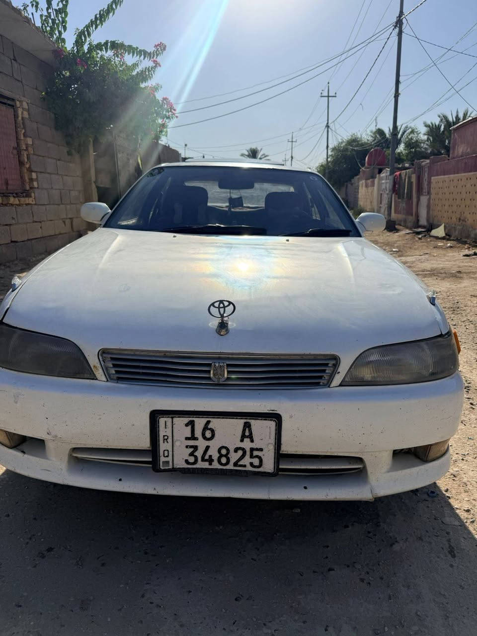 مارك موديل 93
اللون ابيض 
محرك 3000 TWIN CAM 24 VALVE VVT-i
تخم تاير جديد 
الضرر : صبغ عام للجماليه + قص اربع اصابع من  مقدمة السياره (ملحومه)

الاتصال على : ***********
