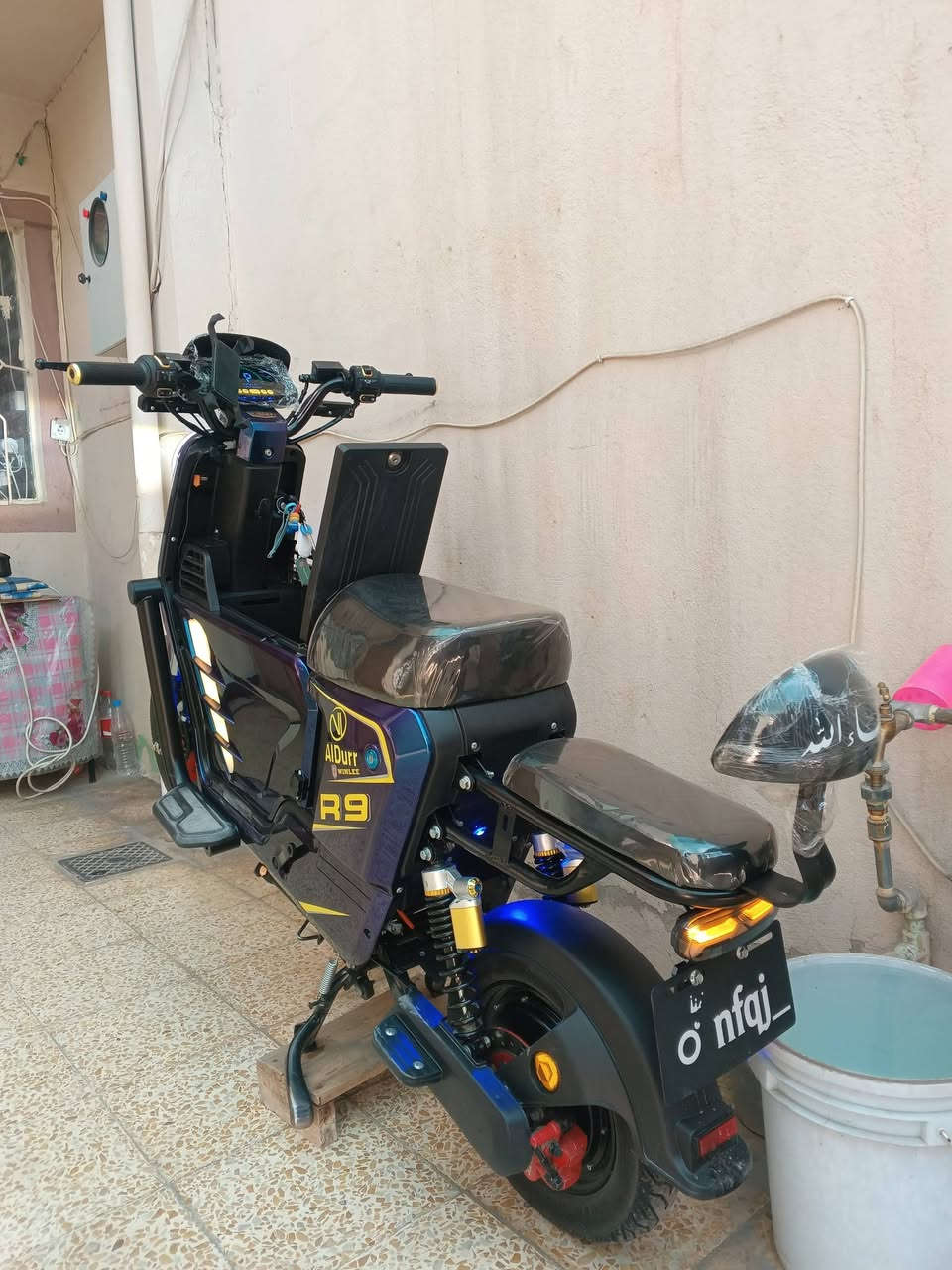 R9 مدرع خمس بطاريات ونلي 2026
+بطاريه جرافين فيتناميه2026سعره 65
الدراجه مستخدمه شهر فقط
 شرط الفحص وين متريد شرط جلخ واحد مابيها سعره 650 بي مجال
 ابو 450لاتعلق الدراجه زيرو بعده
 شرط الشاحنه ب الكارتون والبايدارات والزنجيل كله بل كارتون +سله موجوده


**إذا كنت صاحب هذا الإعلان وتريد حذفه لأي سبب، رجاءا أرسل رسالة إلى الدعم الفني**