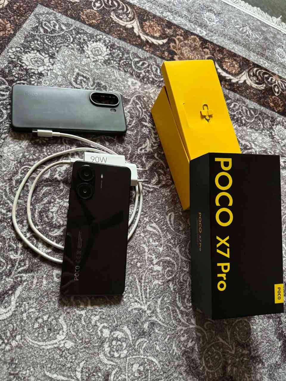 سلام و علیکم poco x7 pro للبيع
العربیة:
_ زاكيرة 256GB
_رام 12ram+12ram
_مابي اي شي كلش نضيف
_شاحنة 90w
_كارتون و كل شي موجود
_بوبجي 120fps
_السعر 350الف 
_رقم هاتف ***********
...............................................................…...............
کوردی:
سڵاو و ڕێز poco x7 pro بۆ فرۆشتن
_زاکیرەی 256GB
_رامی 12+12
_یەک شوختی نیە زۆر پاکە
_شاحینەی 90w
_کارتۆن و هەموو شتێکی ماوە
_بۆ پۆبجی 120fps
_نرخ 350 هەزار 
_ژمارەی موبایل ***********
