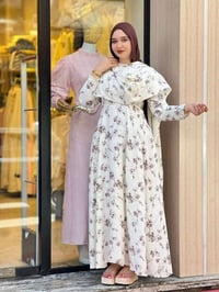 فستان مشجر • رويال تركي • ون سايز ٧٥ك