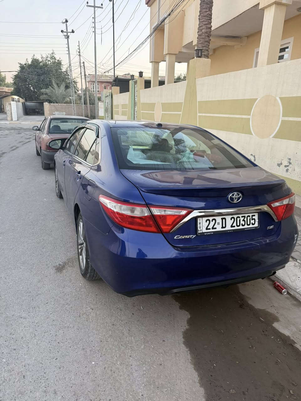 كامري 15 امريكي ضرر بونيد وباب خلف السايق بدون دواخل وبيها بارد مكانها بيجي البوطعمه 
السعر المطلوب 122 وبيها مجال
للاستفسار اكثر ‭***********‬
