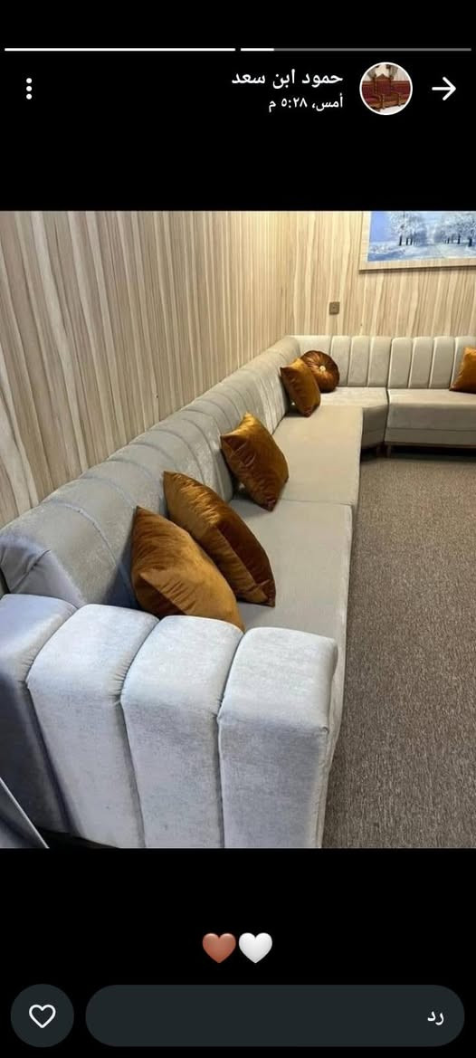 اهلا وسهلا بكم في معمل دوشمة الطائي 💙

💎 شغل درجه أولى
💎 أجود انواع القماش
💎 الاسفنج المريح مميز أول 8 سم
💎 الخشب حسب الطلب انديف مضغوط أو بلاويد
💎 المقعد بلوك 16 ملم
💎 التوصيل مجاني داخل الناصريه فقط

رقم الهاتف :***********
