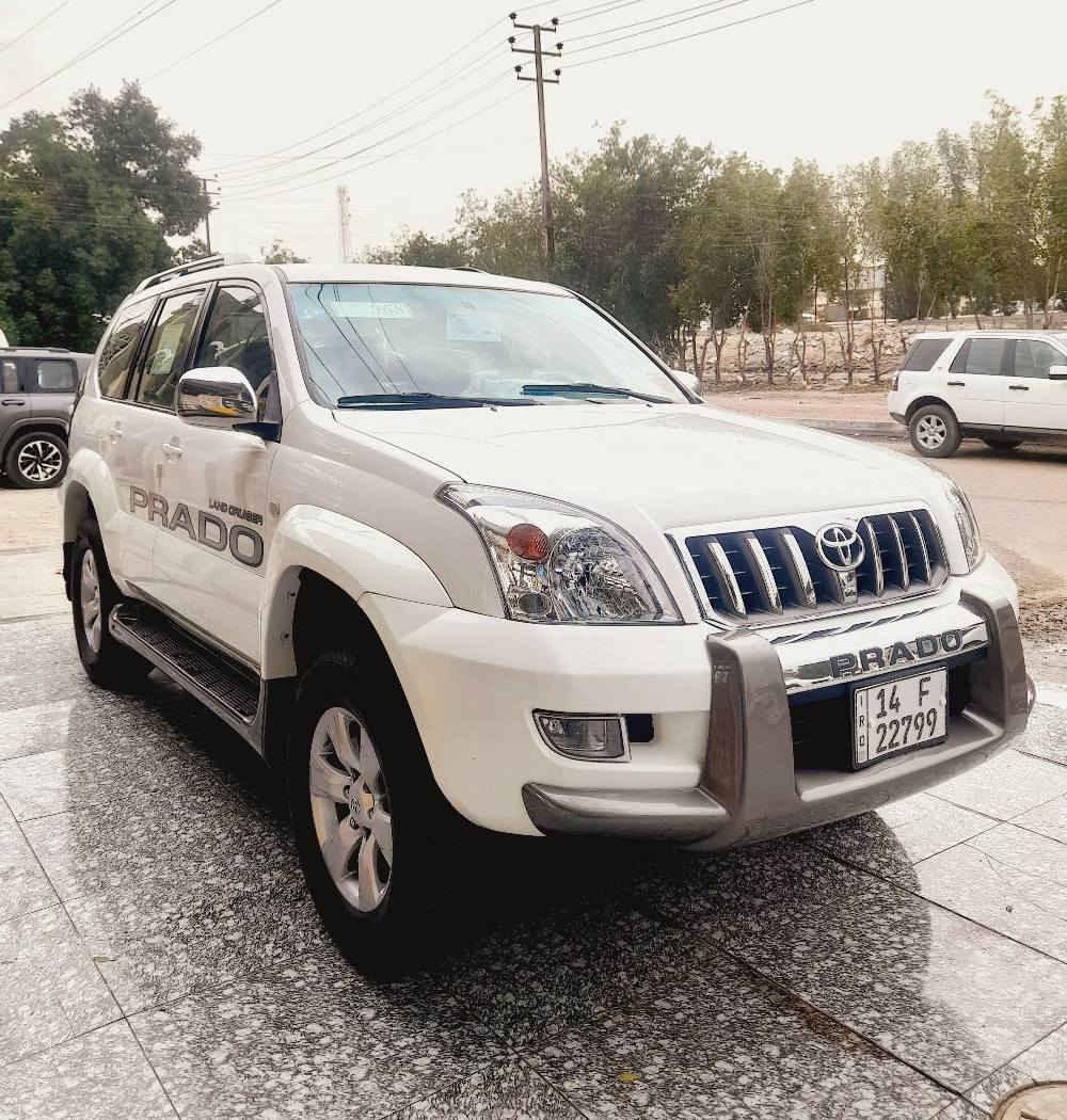 السلام عليكم. تويوتا برادو. رقم بصره. خليجي كفاله عامه. مواصفات ساز. سياره ع وضع الشركه حيل جديده  ماشيه (138الف)    الاستفسار ***********. 
مواصفات شركه ساز الدوليه. شاشه عرض ٧ راكب. مكينه 2700. لايت زنون. تبريد ٣ قطع. كشنات خليفه تعليك.  درع نيكل. دواخل بيجي عسلي مطعم بصاج احمر. اخوان السياره حيل جديده وستخدام خاص وبسمي وتحويل ثاني يوم.  سياره كفاله  عامه ضربه وصبغ وتبديل وبارد وكير ومكينه وحداديه واحلا من الصور بهواي وبلعافيه علياخذهه. للبيع او مراوس مكاني بصره  *********** البصرة, العراق
