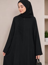 عباية سوداء • تفاصيل ناعمة • قصة مريحة