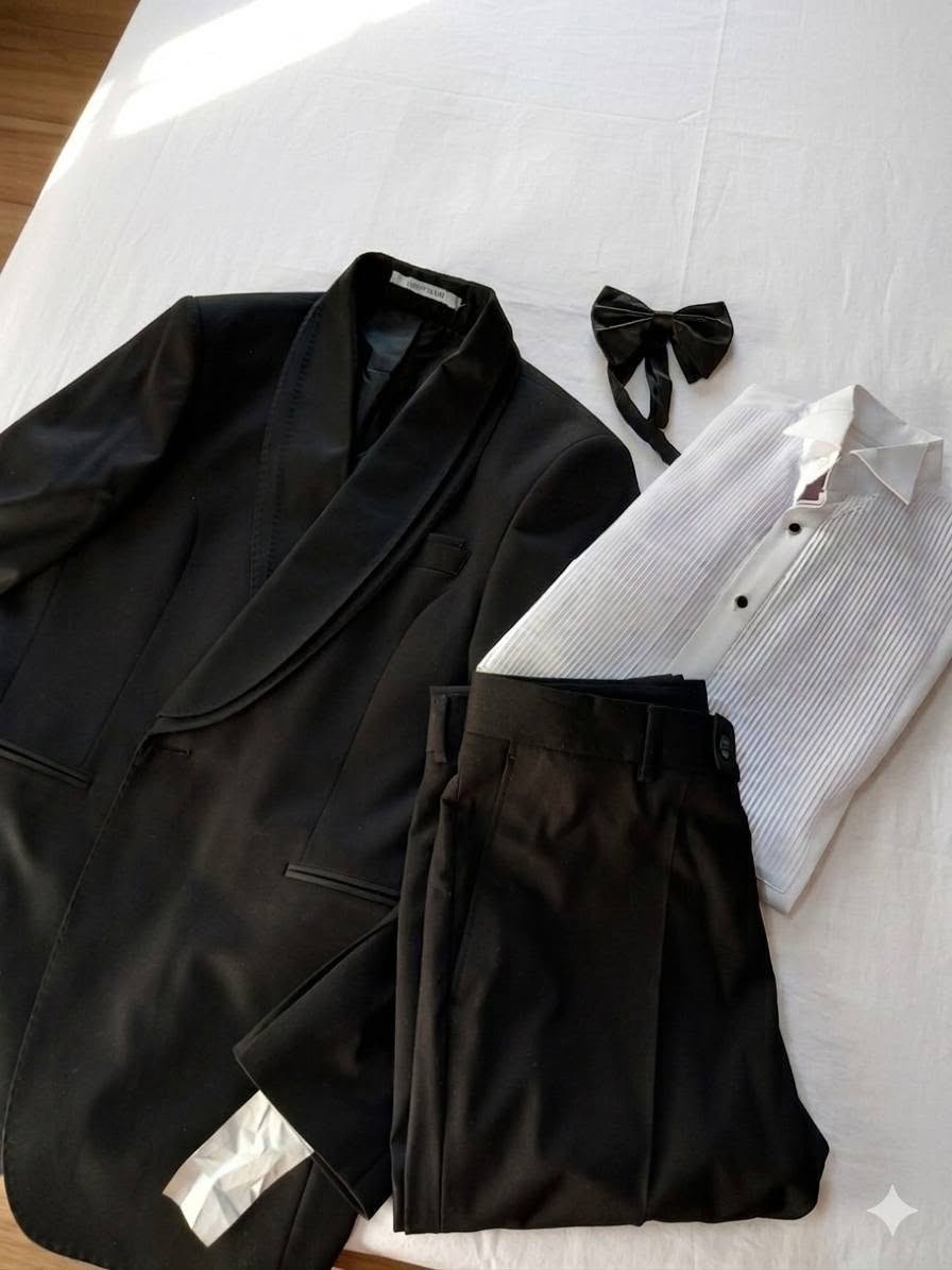 السلام عليكم..
للبيع قاط رسمي (رجالي) باللون الأسود الملكي، كامل مع قميصه الأبيض وتفاصيله الأنيقة مثل ما موضح بالصور من براند (نهاد وفانوس).
​الحالة: ملبوس مرة واحدة فقط بحكم الجديد تماماً، وبدون أي عيب.
​السعر السابق: 357 ألف دينار.
​السعر الحالي: 160 ألف دينار فقط! (فرصة ما تتفوت).
توصيل من ضمن فلوس 
​القاط يجي مع الكفر الأصلي ماله لحمايته. للمهتمين ومعرفة القياس والتفاصيل، يرجى التواصل على الخاص. 📥


**إذا كنت صاحب هذا الإعلان وتريد حذفه لأي سبب، رجاءا أرسل رسالة إلى الدعم الفني**