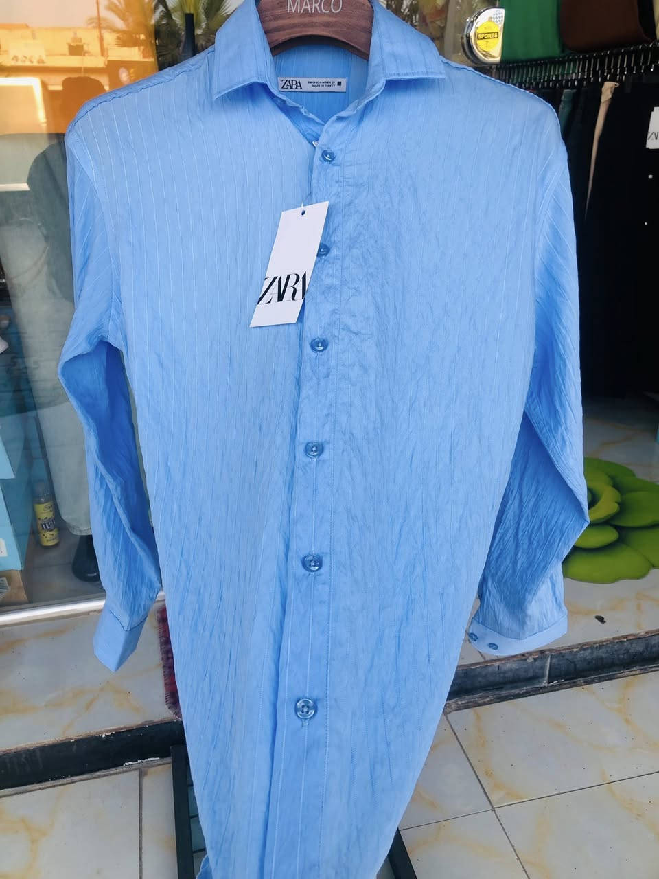 ارقى الخامات واحدث الموديلات 🥇

قميص قطن لنن zara الاصلي😍

خامة ثلج ❄️ 

قياسات s m l xl xxl راهي 

الوان صيفية 🎨☑️

زورونا شهربان /السايدين (شارع دبي)-ازياء سكاي لاين 

متوفر توصيل 🚚 

#ازياء #ديالى #شهربان #جديد #موضة


**إذا كنت صاحب هذا الإعلان وتريد حذفه لأي سبب، رجاءا أرسل رسالة إلى الدعم الفني**