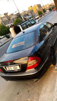 مرسيدس E350 رقم انكليزي بسمي. مميز 454 مشروع وطني موديل 2008 مكانه بغد...