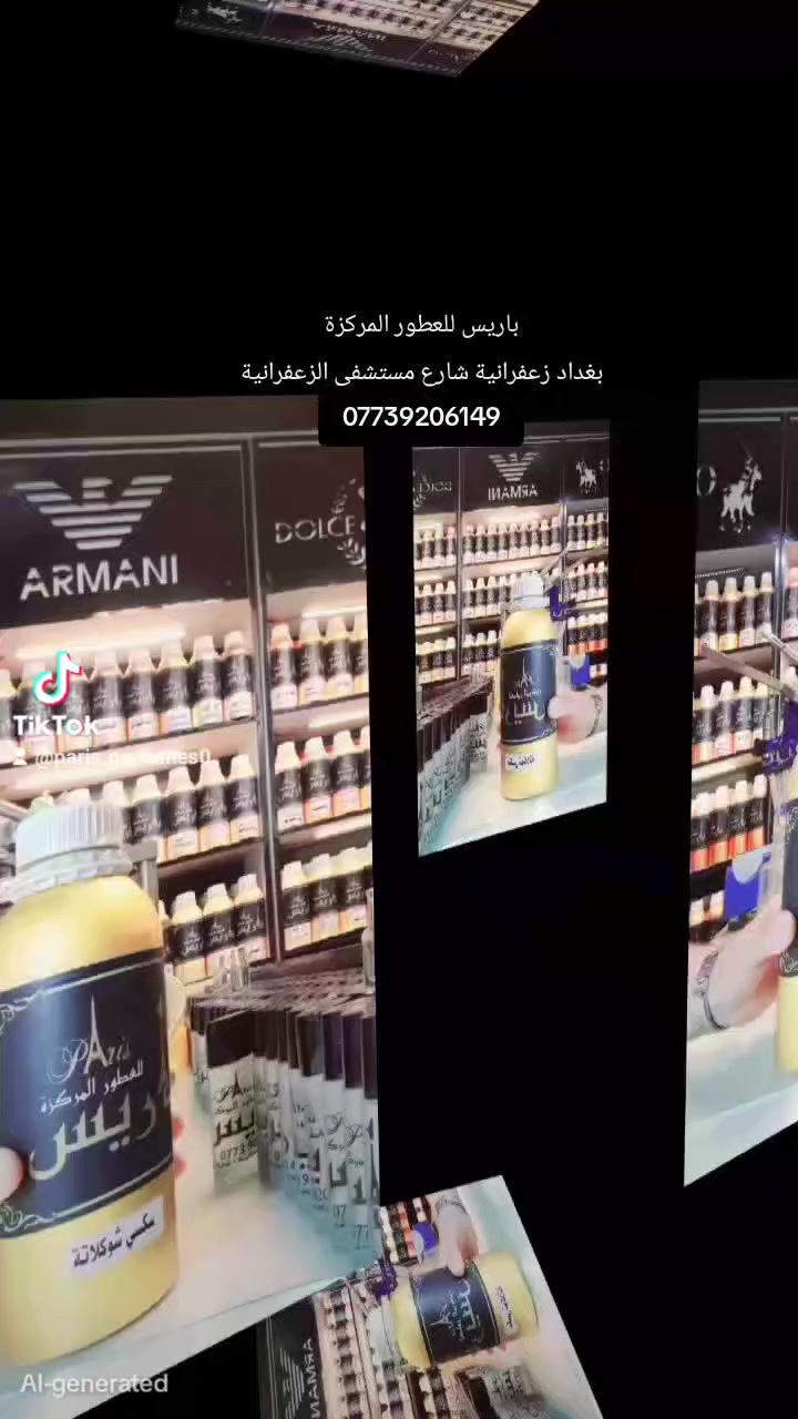 عطر شوكلاتة سكسي♥️🤤
عطر بنكهة الكاكاو 
عطر سويت قوي فواح وثابت ♥️

- إفتتاحية العطر الكاكاو و الزبد
- قلب العطر كاكاو, السكر و اللبن
- قاعدة العطر تتكون من الفانيليا, الكريمة المخفوقة و خشب الصندل.
🚕 متوفر التوصيل لجميع المحافظات

باريس للعطور المركزة
بغداد زعفرانية شارع مستشفى الزعفرانية
***********
