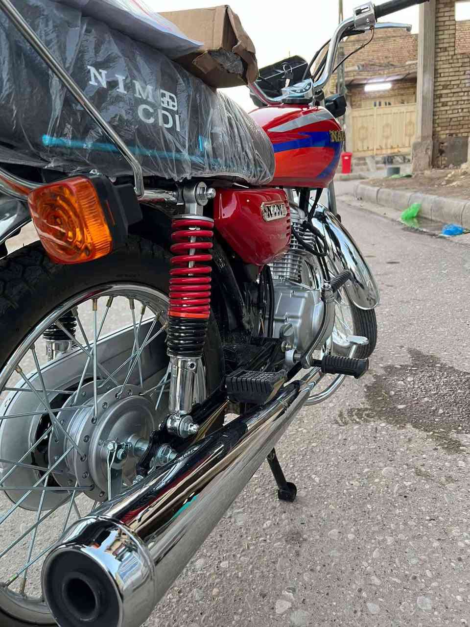 سلام عليكم دراجة ايراني نامة وكيل البارحة طالعة من الوكيل مستعجل على بيعتها ***********السعر 950 مجال قليل
