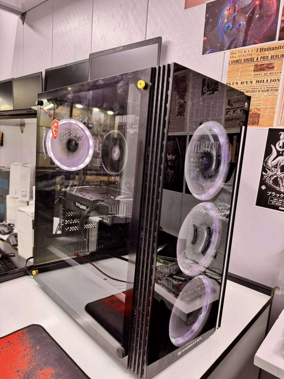 تحية طيبة شبابنا وحبايبنا 
مثل ما عودناكم تجميعات مناسب وبراندات قوية
تجميعة اغلب القطع جدد
R5 3600 جديد
M.B ASROCK B450 جديد
RTX2060 6GB ZOTIAC GAMING مستخدم
SSD128-HDD500 جدد
Ram 16 3200 جديد
CASE XIGMATEK مستخدم
P.S550W+80PLUS مستخدم
السعر ٦٠٠ الف سعر نهائي بدون عملة شبابنا 
متوفر توصيل لكافة المحافظات 
عنوان المكتب واسط - كوت - المشروع- شارع الحاسبات-مكتب MEGA TECHNLOGY 
***********
