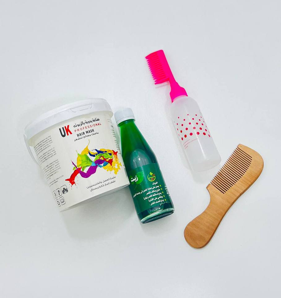 💆‍♀️✨ عرض العناية الملكي بالشعر ✨💆‍♀️
زيت الحشيش الأفغاني + ماسك الشعر UK + هدية مشط توزيع الزيوت 💚

🪔 زيت الحشيش الأفغاني الأصلي
• يعالج التساقط من الجذور 🌿
• يكثّف الشعر ويزيد طوله بسرعة
• يغذي الفروة ويقوي البصيلات
• يعطي لمعة ولمس ناعم يخبل ✨

🧴 ماسك الشعر UK
• يرطّب الشعر بعمق ويخلي ملمسه حرير 💆‍♀️
• يعالج الجفاف والتقصف
• يفك التشابك ويخلي الشعر سهل التسريح
• مناسب لكل أنواع الشعر 💖

🎁 الهدية: مشط توزيع الزيوت
• يساعد على توزيع الزيت بشكل متساوي
• ينشّط الدورة الدموية في فروة الرأس
• يخلي وقت العناية أسهل وأسرع 🙌 البصرة, العراق


**إذا كنت صاحب هذا الإعلان وتريد حذفه لأي سبب، رجاءا أرسل رسالة إلى الدعم الفني**