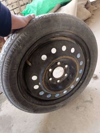 ويل وتاير سبير بلاندر تاير تعبان بس يمشي حال  السعر : 50  الرقم : 0770...