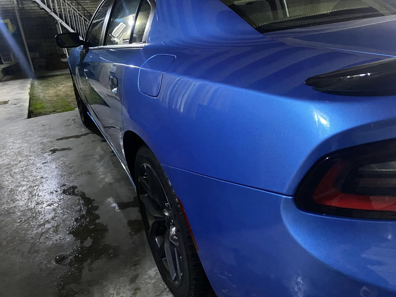 جارجر لون بحري sxt سلايت 2023 
                     الإصدار الأخير 
          
      السيارة حيل نظيفه

موديل 2023  ماشيه 26 ميل

حادثها قطعه وحده فقط جامغ امامي 
جميع الايربكات سليمه سعرها 270 وبيها مجال 

عليها تغليف PPF  ضمان لمده عشر سنوات مكتوب بالوصل وصيانه مجانيه كل 6 اشهر
***********
