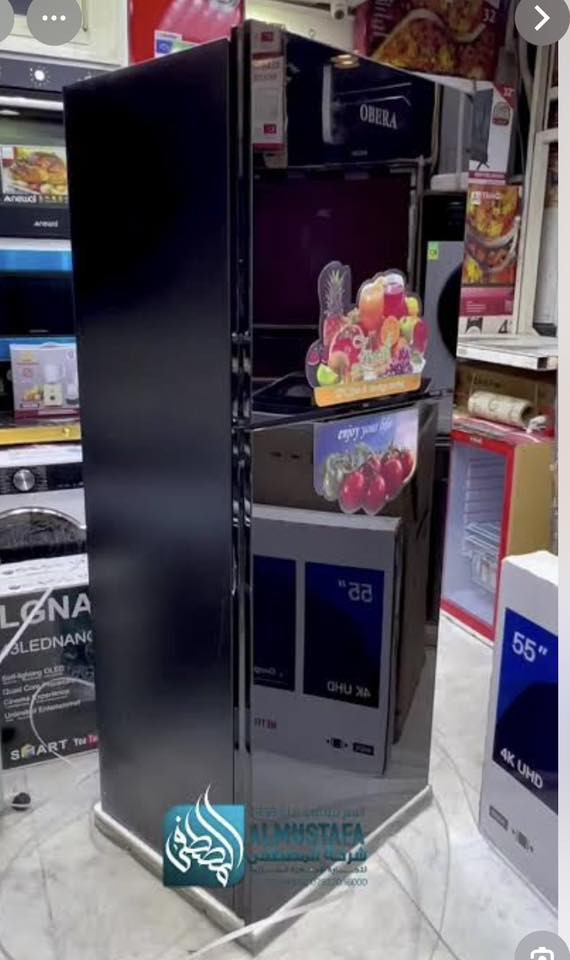 ثلاجه حجم كبير اسود انفيتر 
مامستخدم 
#سعر 600 الف 
يشتغل ع نص انبير بالكارتون 
***********
