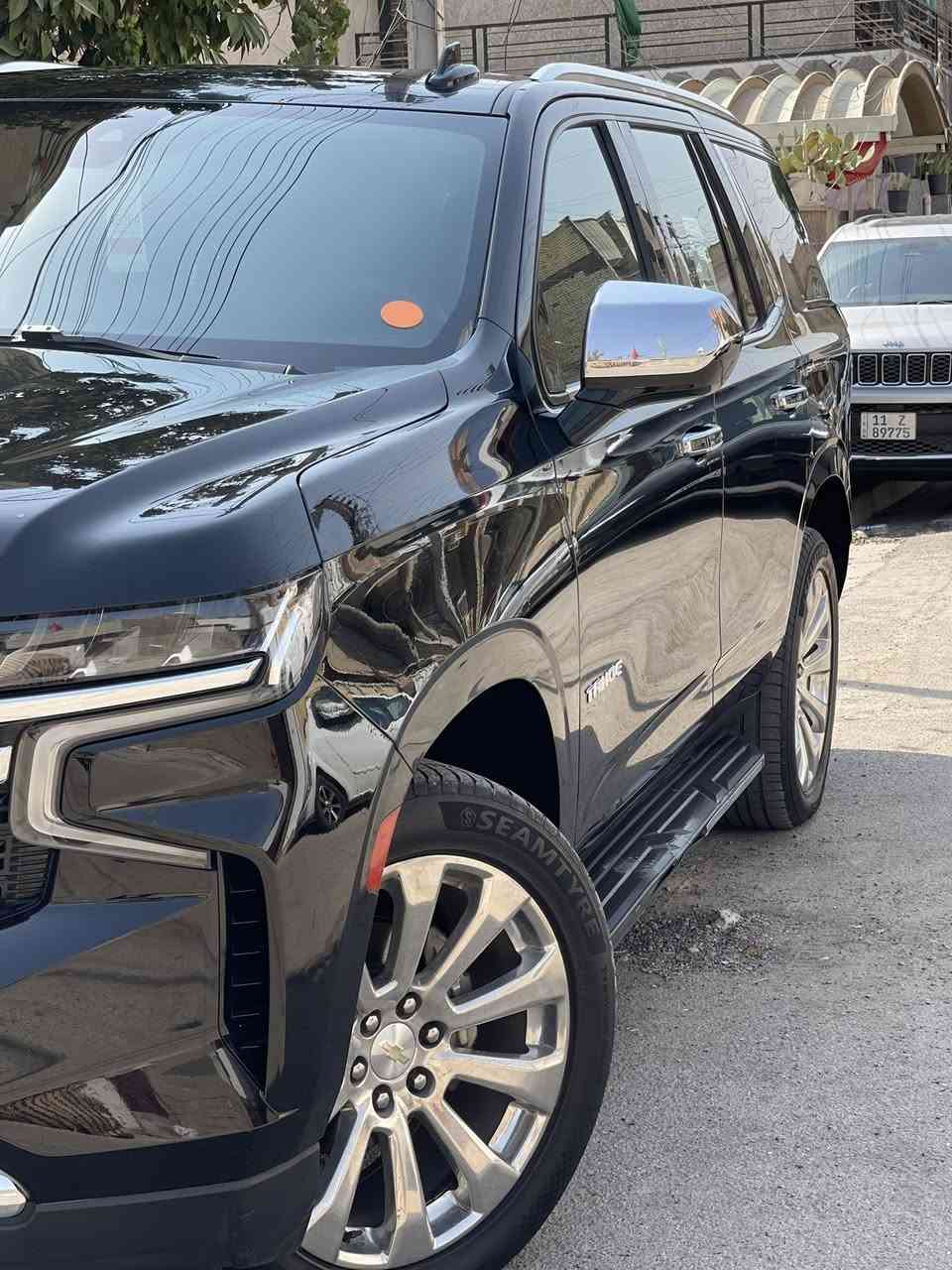 تاهو LT 2021
مكفوله من الصبغ بيها بابتين نفس الون شادهن
مكفول كير مكينه 
مواصفات السياره بصمت ابواب شاشه كار بلي 
بجم بريمر ويل بريمر كشنات جلد تدفئه 
جنطه كهرباء رادار امامي ومري 
وبيها بعد مواصفات سياره مناقصه شي وجديده 
ممشاها 130 تقريبا 
كفاله مكينه وكير من الفتح واذا بيهن شكال 
مكان سياره حي اور سعرها  37 $وبيها مجال بسيط نشالله 
***********
