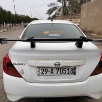 نيسان سني 18 رقم واسط باسمي للبيع صدر امامي خلفي جديد محرك وكير نظيف  ...