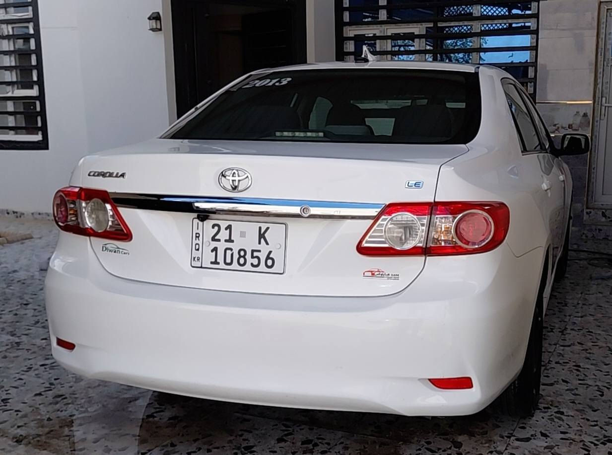 كورلا  2013وارد كندي بي قطعتين صبغ رش جاملغ سكن خلفي  وجاملغ السايق  بدون دواخل وبدون قطرة معجون وشبر  كارت بل صندوك  تبريد تدفئة محرك كير كبس بلادي بشرط ماشية 130 الف كم داخل فول نضيف سنوية باسمي لحد 2030 مع كارت بانزين  السعر 135 ورقة ثاني يوم يتحول بأسمك رجآ ما ارد عل فيس هاي الرقم للتواصل ***********
