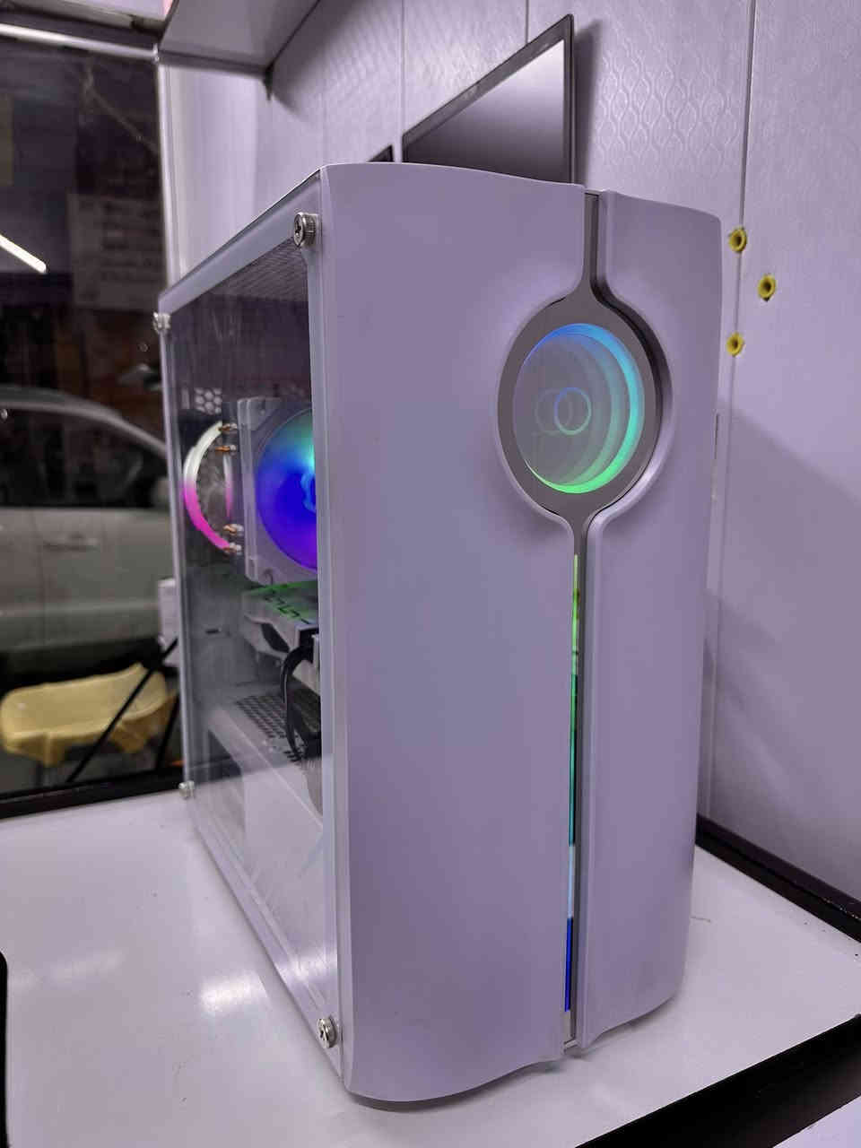 تحية طيبة شبابنا وحبايبنا
تجميعة جديدة كارت مستخدم و كيس مستخدم فقط كل القطع جديد مع ضمان ٦ اشهر 
R5 5500 جديد 
RAM  16 3200 جديد
RTX2060 SUPER 8GB مستخدم 
B450 PLUS جديد
SSD256-HDD500 جدد
CPU COOLER RGB MASS جديد
P.S550W+80PLUS جديد
السعر ٦٥٠ الف مع التوصيل 
عنوان المكتب كوت-المشروع-شارع الحاسبات-مكتب mega
***********
