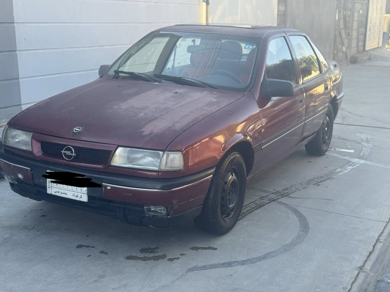 اوبل فكترا للبيع موديل 1991سنويه مشروع وطني لل29بطاقه بنزين موجود حجم المحرك 18سياره بدون ضرب بدون خياس شواصي بلادي مامعمر أربع تايرات جديد دواخله نظيف باقي على بلاد سعر43$ مكاني كركوك ***********
