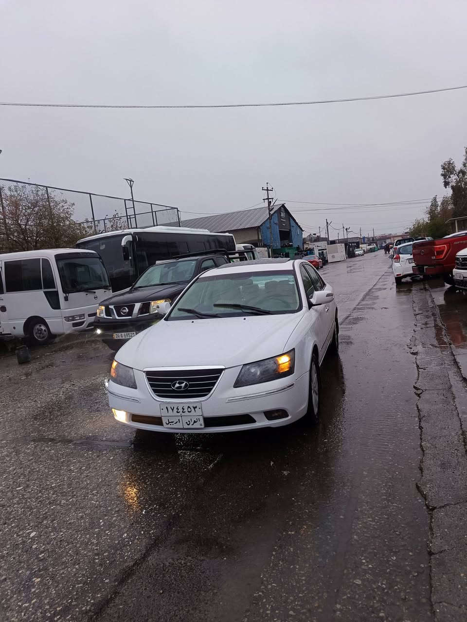 سلام عليكم سوناته خليجي الامقدس بيض فول مواصفات بيه قطعه صبغ وحده فقط باب خلفي بدون داخل شراط مكينه 2400سياره جديده وجاهزه على اخر حبيه تحويل وكاله بشرط موديل 2009مكاني الحله الحمزه الغربي تواصل ***********
