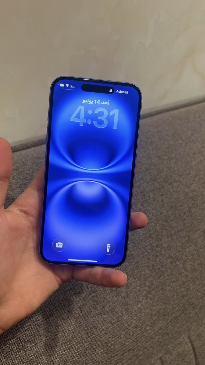 🔥 فرصة مميزة لعشاق النظيف - iPhone 16 Plus للبيع 🔥
الجهاز استخدام حشمة وجديد تماماً:
 البطارية 100%
 مشحون 91 مرة فقط!
 السعر: 900 ألف دينار،الجهاز بعدة بكارت الضمان 
للتصال ***********
واتساب***********
