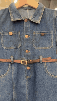 🪐فستان بناتي جينز * بدون حزام* 📌 السعر: 54 ألف للدرزن (12 قطعة) 📏 القي...