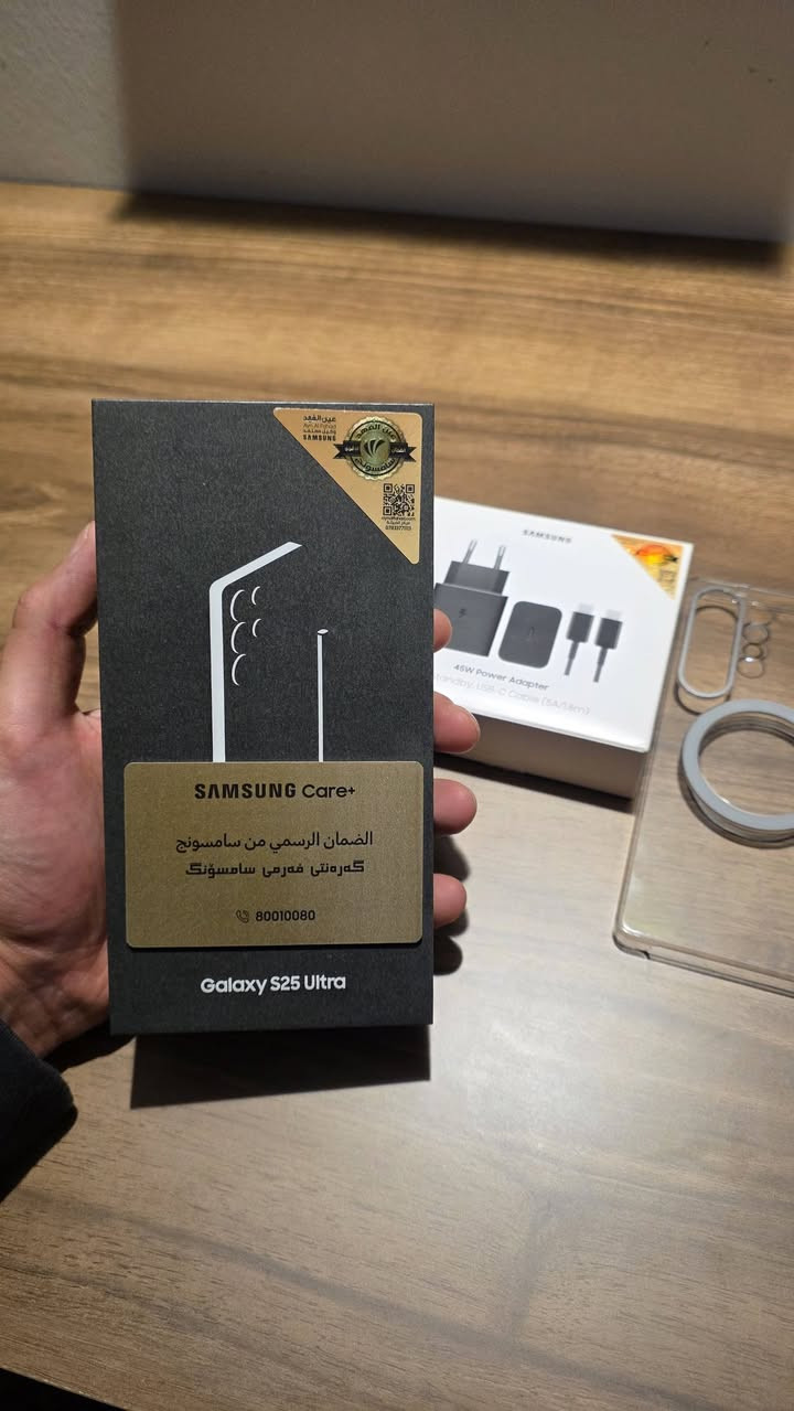 S25 ultra للبيع
Grayذاكرة 1تيرا لون 

 الجهاز نظيف جدا  ومحافظ عليه وبعده بلضمان

ويا شاحنته الاصليه والكيبل مالته ممستخدمه بعده بلباكيت وويا  كفر اصلي وبي لاصق شاشه اصلي

السعر مليون ونص 

1,500,000 قفل

للاستفسار ***********
