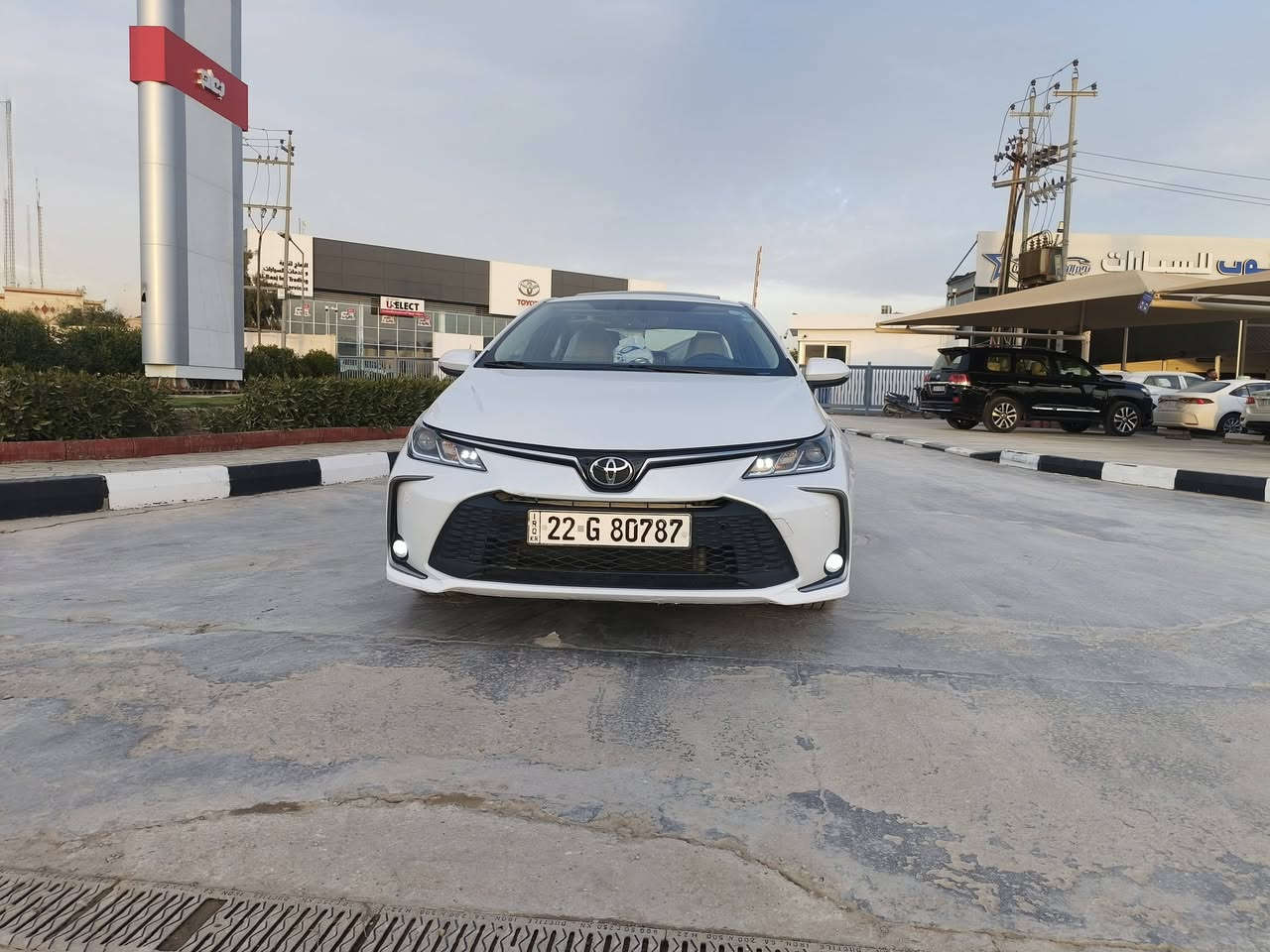 السلام عليكم
كورولا موديل 23 وكالة ساز
فول مواصفات 
ماشيه 33 
رقم اربيل
سياره مكفوله من صبغ بيه بارد فقط 
السعر 178وبيه مجال 
***********
