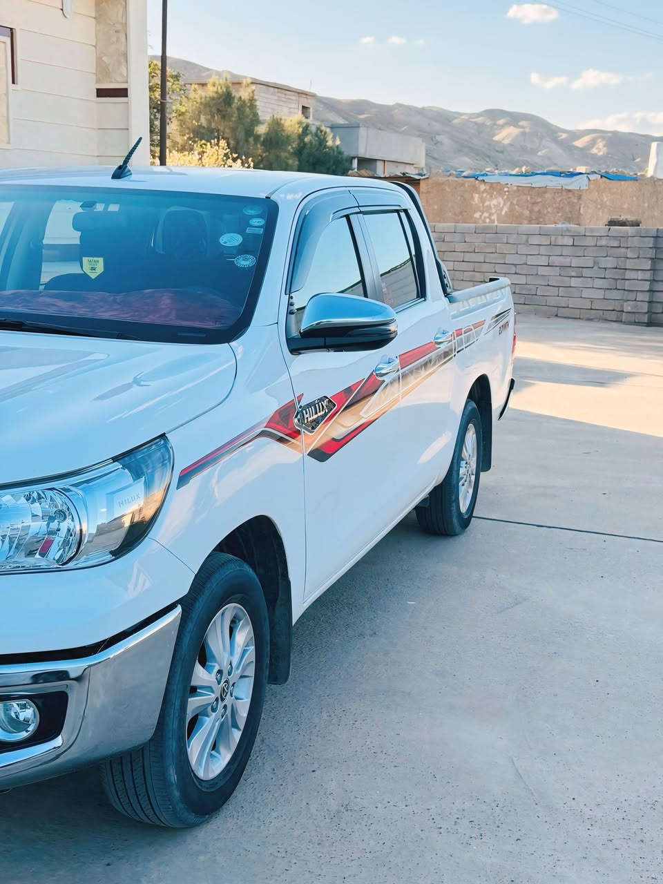 هايلوكس♥️يرهم مراوس بكامري
2023
اوتو
فول
رقم اربيل
ماشية 68  ألف
مغلفة ومسستمة
هزة وسنوية البارحة جددتهن
بيها رصعتين بارد البقية كفالة
 من الدعامية للدعامية من كلشي
السونار مرفق بالمنشور للتوضيح والأطلاع
مكان السيارة صلاح الدين_قرية المسحگ
السعر 270 $
للأستفسار….
***********
***********
