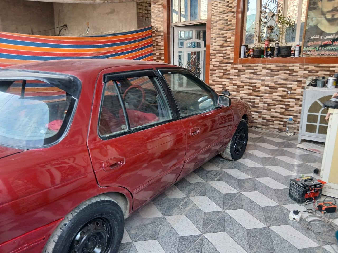 كيا سيفيه 93 بابل محرك مسكر كير عادي محرك وكير وحداديه وتيارات وباتري كله نضيف مصبوغه جديد بدون ضربه السعر 25 الشراي يتصل *********** عنوان حله نادر
