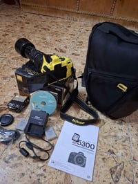 كامرة Nikon D5300 صور + فيديو بعدهي جديدة اطيك بيه ضمان ما مفتوح بيه ب...