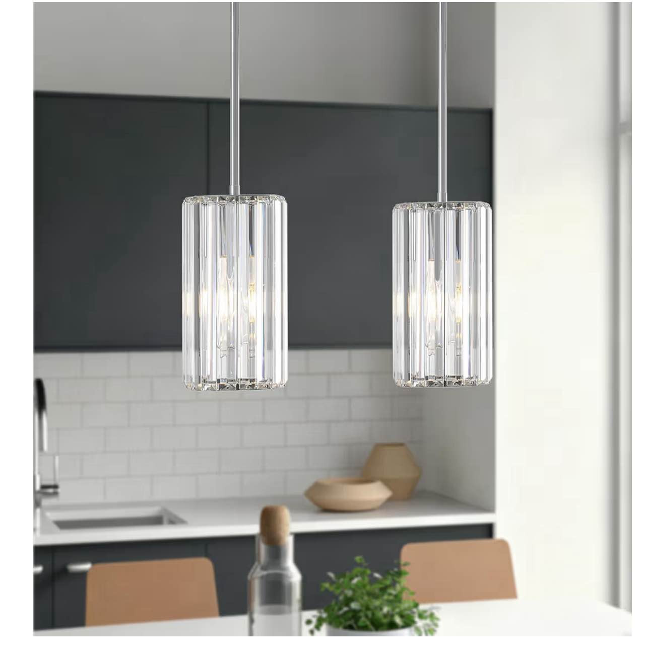 Chrome 2-Pack Modern Pendant Lights Mini Chandelier Kitchen Island Pendant Lights Hanging Light Fixtures Adjustable Crystal Chandelier Fixture For Island Dining Room Hallway Bedroom Irving, TX


**إذا كنت صاحب هذا الإعلان وتريد حذفه لأي سبب، رجاءا أرسل رسالة إلى الدعم الفني**