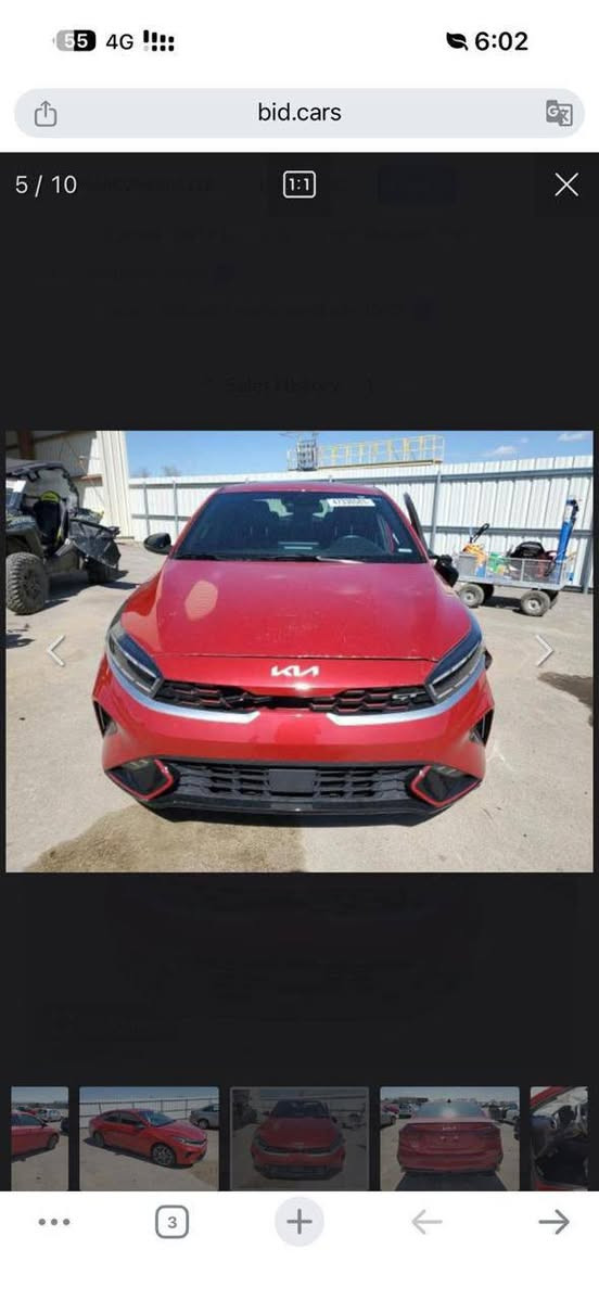 كيا فورتي موديل 2022
جي تي فول مواصفات أعلى فئه
محرك 1600تيربو
ضرر بس بالصوره غير الصوره مرجوعه
ماشيه 39
كشنات كهرباء تدفئه تبريد 
بصمه
القماره فتحه
بصمه
رقم بغداد الجديد 
فووول
متواجد بس ع الرقم فقط
***********
السعر 160
