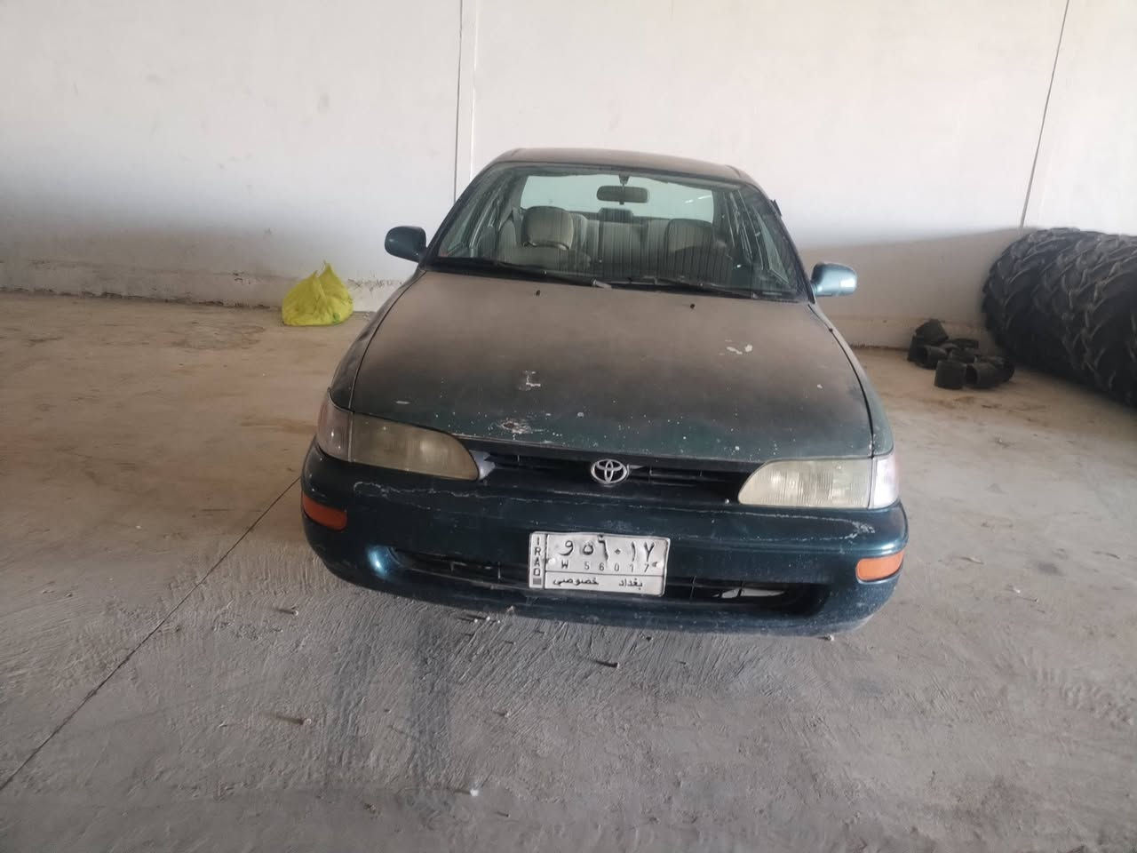 سلام عليكم كورلا. يسرا بلادي وارد امريكي   1997 
محرك 18 لاصرف ولا بخار  
جاهزه من كل شي 
رقم رقم بغداد مشروع وطني سنويه صالحه لغايه 2027 
 
***********
