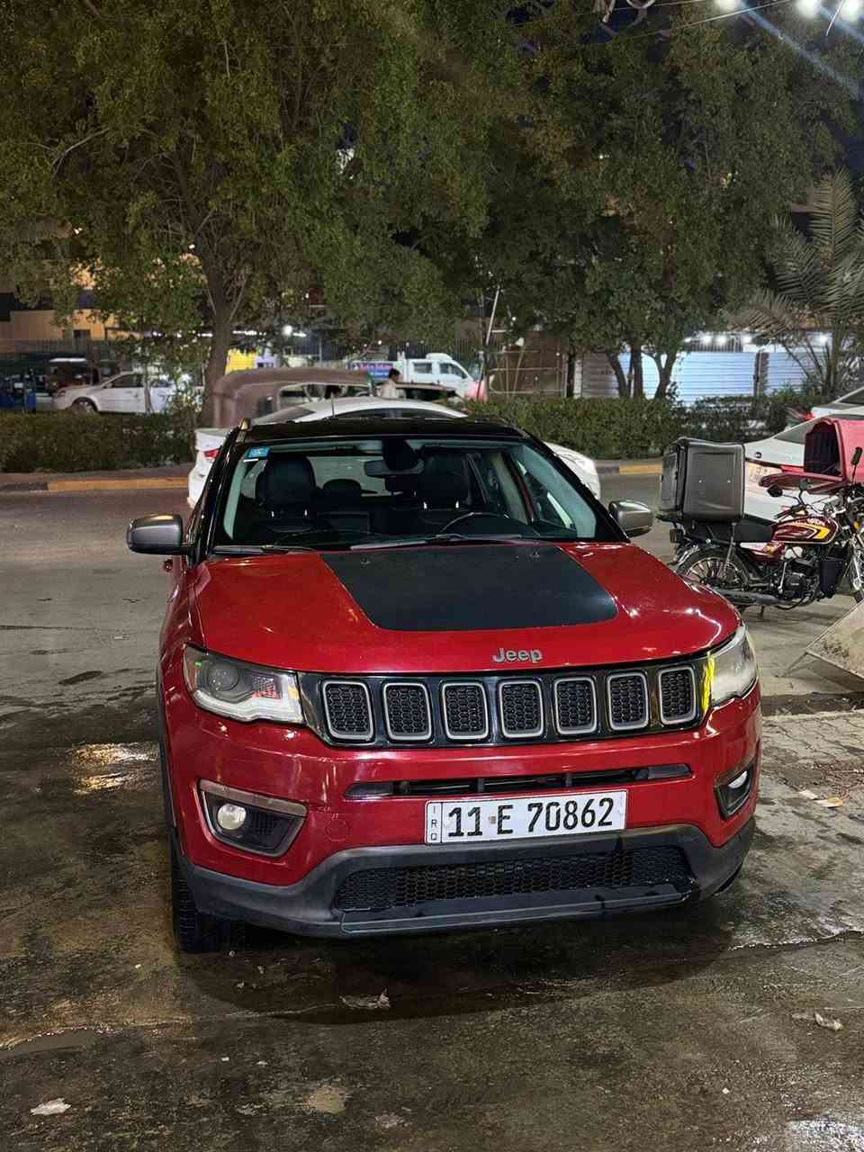 Jeep Compass2019
موصفات
تو كلر
شاشه جبيره
تحكم ستيرين جهتين
هاند بريك بصمه 
فوريل 4*4
تبريد قطعتين 
بصمه تشغيل عن بعد 
كامره 
اوتو ستوب
كشنات جلد 
صور الحادث  موجوده
رقم بغداد تحويل ثاني يوم 
***********
السعر 113$
