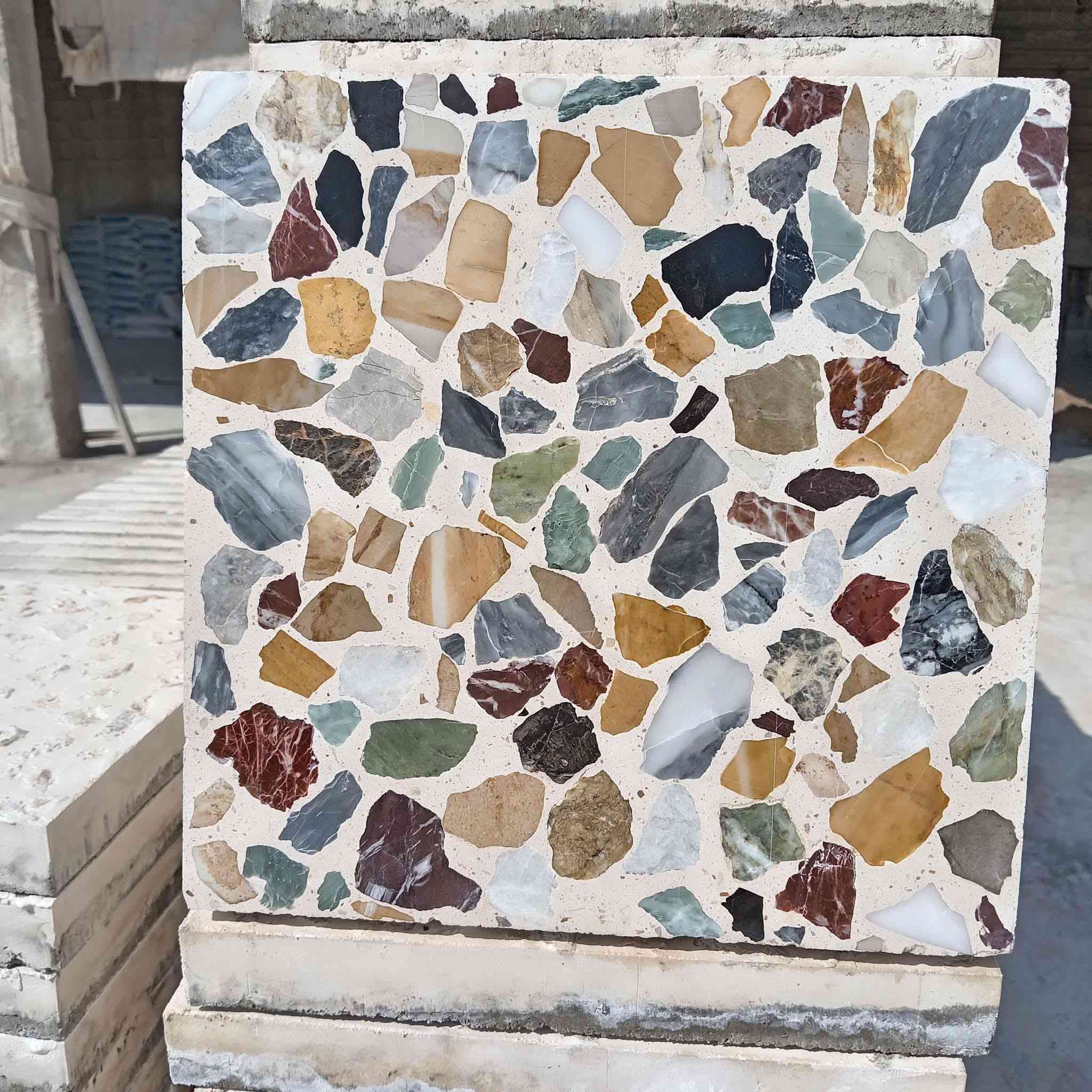 معمل كاشي الخير لانتاج الكاشي الموزاييك والمطعم بل مرمر وجميع انواع الكاشي الموزاييك
كاشي رقم 3 سعر ألف قطعة ب 515 الف
كاشي رقم 4 سعر ألف قطعة ب 615 ألف
كاشي رقم 5 سعر الف قطعة ب 725 ألف
كاشي رقم 5 كوكتيل يتكون من 5الوان المتر ب 9
كاشي قياس 40* 40 سعر المتر ب 14خام مطروح
الاستفسار التواصل  
*********** واتساب + اتصال
*********** واتساب فقط 
📍 موقع العمل: الموصل – الساحل الأيمن

🔹 مواصفات العمل وجودة المواد:

✅ سمنت سعودي أصلي – شرط وضمان

✅ ماء حلو خالٍ من الأملاح

✅ حجر عراقي خالص

✅ جلي أوتوماتيك
